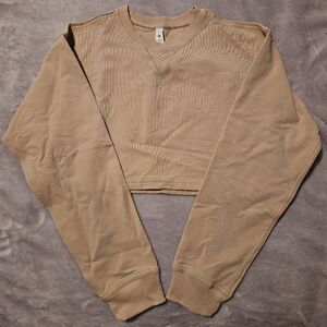 lululemon athletica Women's All Yours Cropped Tan Crew